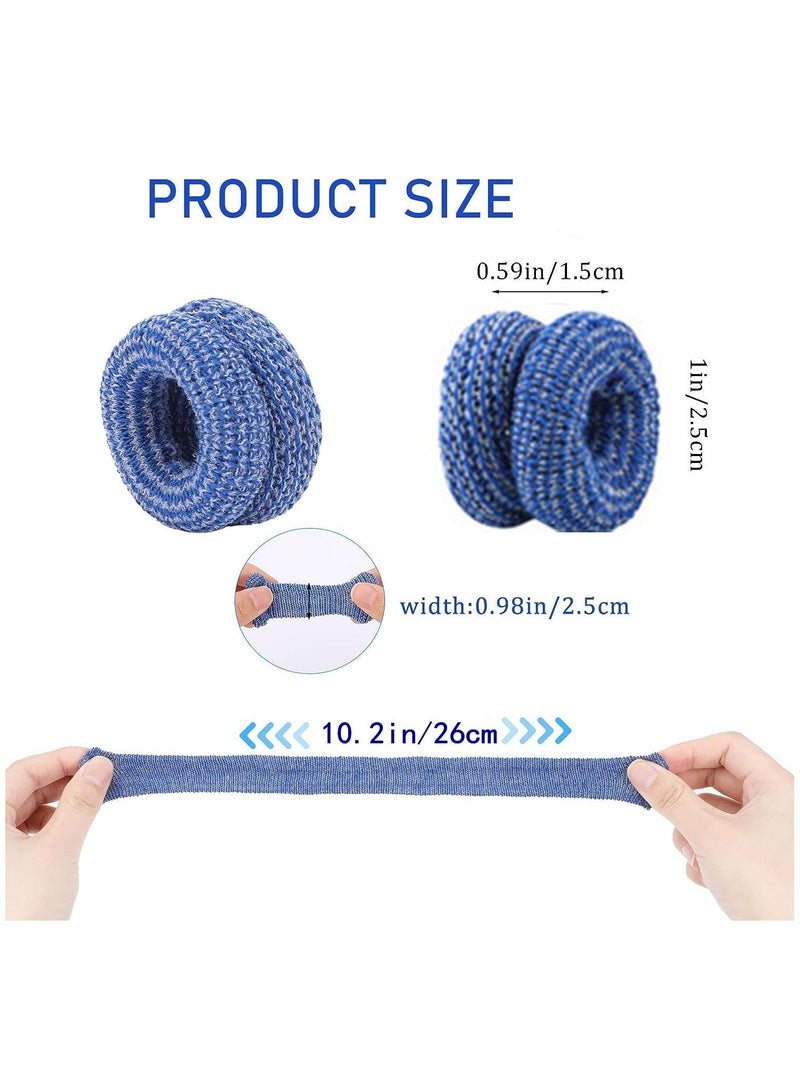 HOFEESEA 10PCS Finger Bandage Tubular Tubular Bandage Finger Bobs Cots Buddies Blue Dressings  for Finger Sprains  Swelling - Image 2