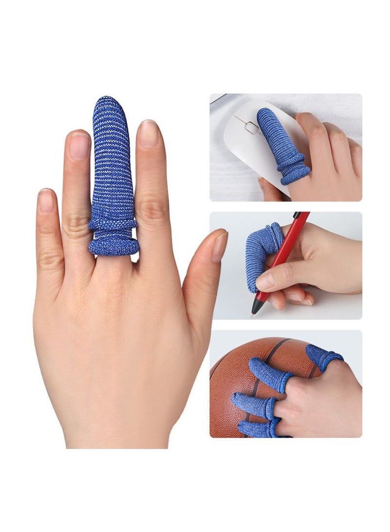 HOFEESEA 10PCS Finger Bandage Tubular Tubular Bandage Finger Bobs Cots Buddies Blue Dressings  for Finger Sprains  Swelling - Image 4