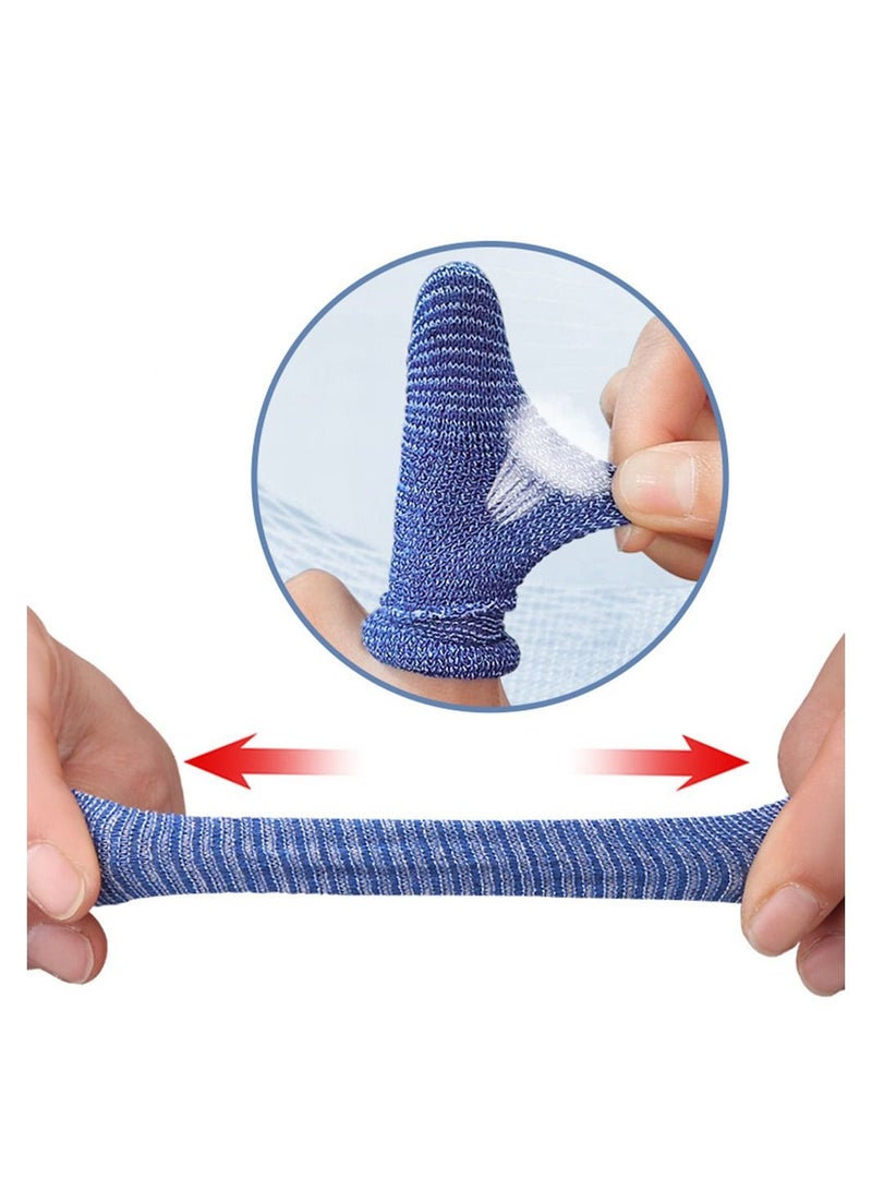 HOFEESEA 10PCS Finger Bandage Tubular Tubular Bandage Finger Bobs Cots Buddies Blue Dressings  for Finger Sprains  Swelling - Image 5