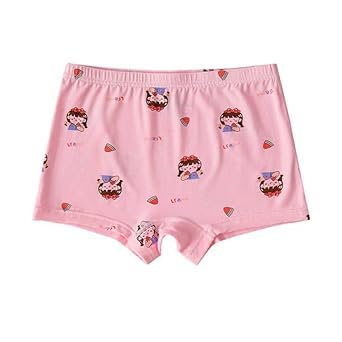 Closecret Girls' Cotton Boyshort Underwear (Multicolor) 8-9 Years,4 - Image 2