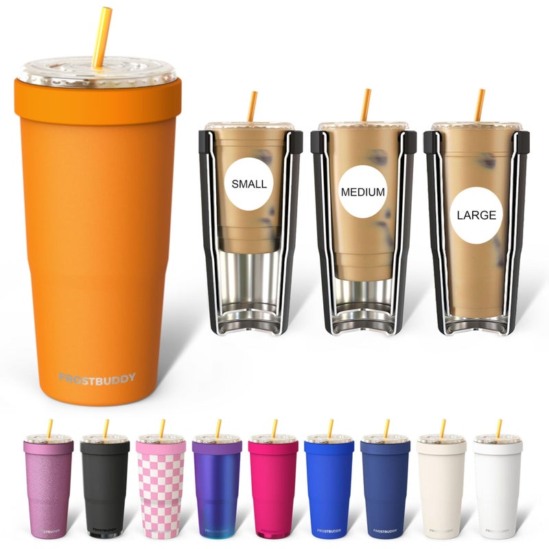Frost Buddy Togo Buddy 30 oz Stainless Steel Vacuum Insulated Tumbler To Go Coffee Cup â€“ Iced Coffee Cups, Iced Coffee Sleeve, Travel Mug, Thermal Cup for Hot & Cold Drinks, Dunkin Cup (Rocky Top) - Image 1