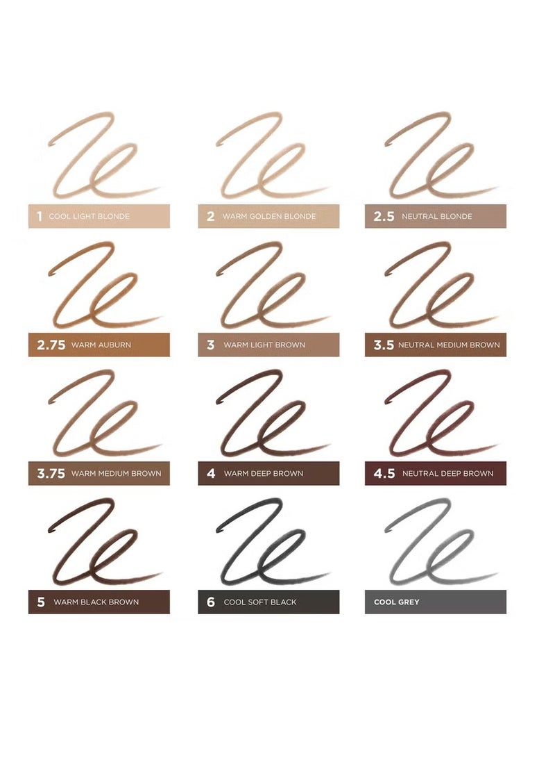 benefit Precisely My Brow Pencil Ultra Fine Shape & Define Mini Shade 2.75 Warm Auburn - Image 3