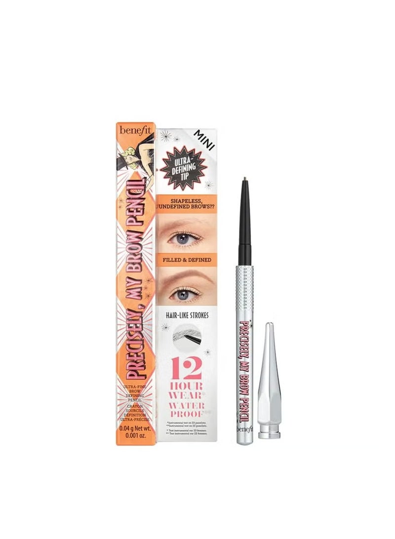 benefit Precisely My Brow Pencil Ultra Fine Shape & Define Mini Shade 2.75 Warm Auburn - Image 1