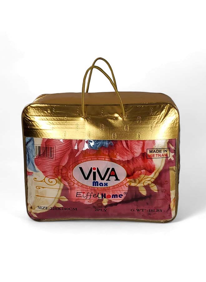 Viva - Viva Max Reversible Design Embossed Raschel Blankets 18lbs  (MADE IN VIETNAM) - Image 1