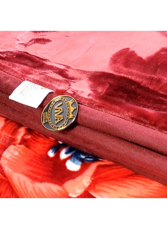 Viva - Viva Max Reversible Design Embossed Raschel Blankets 18lbs  (MADE IN VIETNAM) - Image 1
