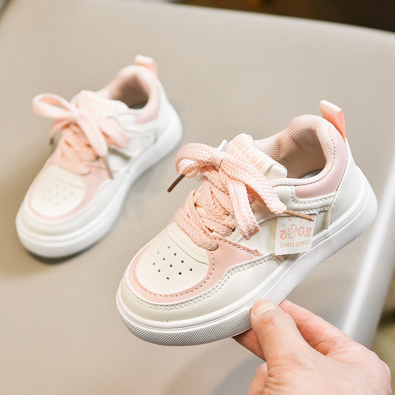 Children'S Shoes Boys White Shoes Girls' Sneakers 2025 New Arrival School White Shoes Casual Shoes Baby Shoes - Image 3