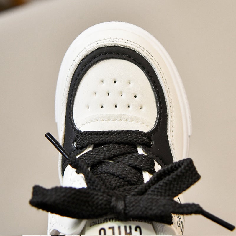 Children'S Shoes Boys White Shoes Girls' Sneakers 2025 New Arrival School White Shoes Casual Shoes Baby Shoes - Image 4