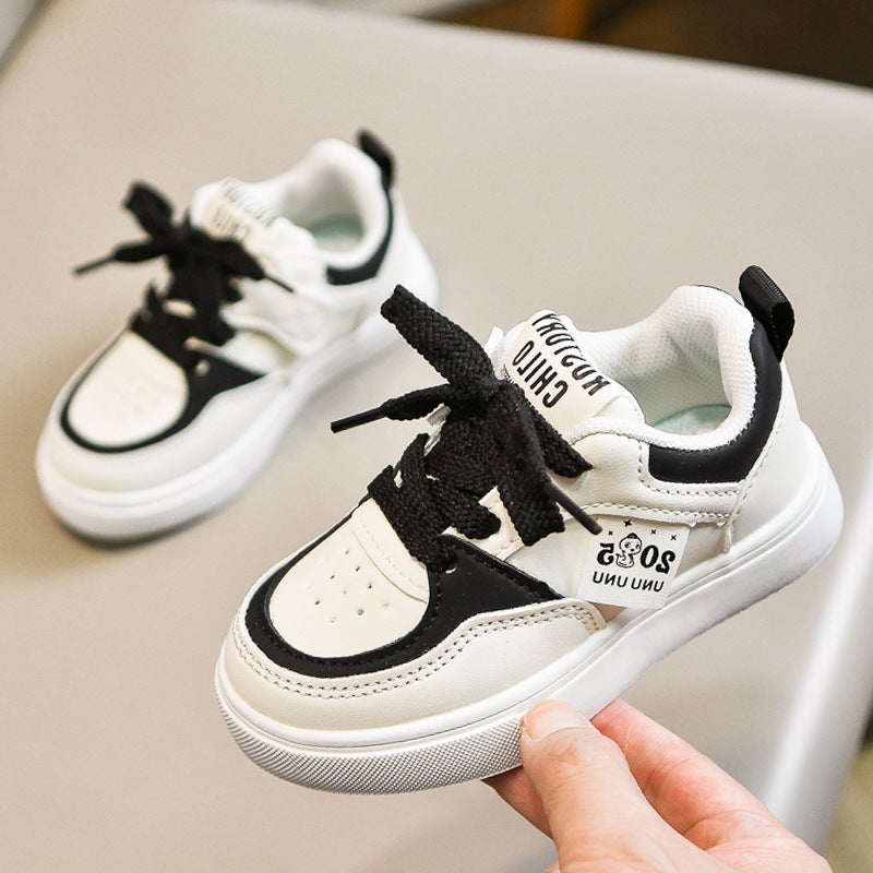 Children'S Shoes Boys White Shoes Girls' Sneakers 2025 New Arrival School White Shoes Casual Shoes Baby Shoes - Image 2