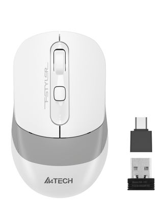 ماوس هوائي قابل لإعادة الشحن ثنائي الوظائف FG10CS Air2 من Fstyler، [مكتبي+هوائي] بلوتوث و2.4 جيجاهرتز، استقرار لاسلكي ثابت، كابل شحن USB Type-C، ويندوز 7/8/8.1/10/11، أبيض رمادي - pzsku/ZC77FD8DA1344D0F8A76CZ/45/_/1722881999/d353c313-3f2d-450c-ad1e-184c86b2b776