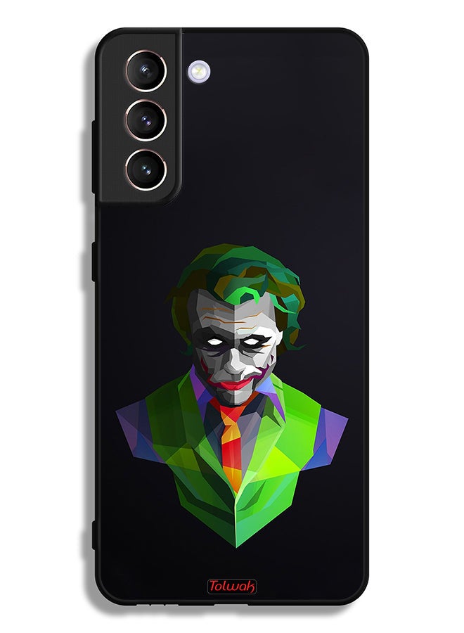 Tolwak Samsung Galaxy S21 Plus 5G Protective Case Cover Joker Abstract Art - Image 3