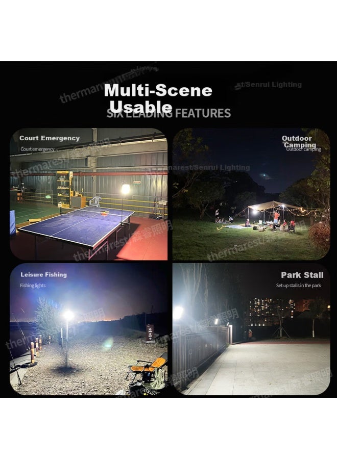 Thermarest Solar Lighting Outdoor Camping Night Market Portable Rechargeable Spotlight - Image 5