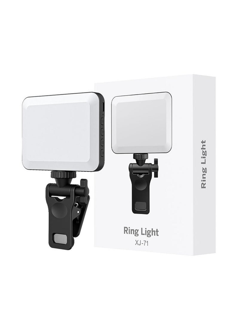 General Selfie Light, 3 Light Modes, Clip-On Light, 2000mAh Phone Light, Rechargeable Phone Light, Portable Clip-On Light, Adjustable Phone Selfie Light, Selfie Light Kit  - Image 1