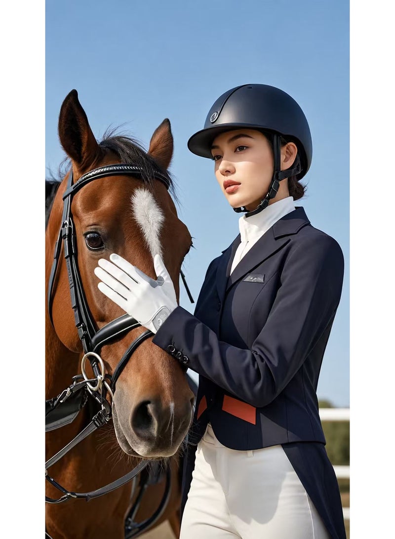 GO LOVE JOY Professional Equestrian Gloves - Made of nylon with silicone anti-slip design, thickened at the thumb web, touchscreen fingertips, suitable for horse riding and mountaineering. - Image 2