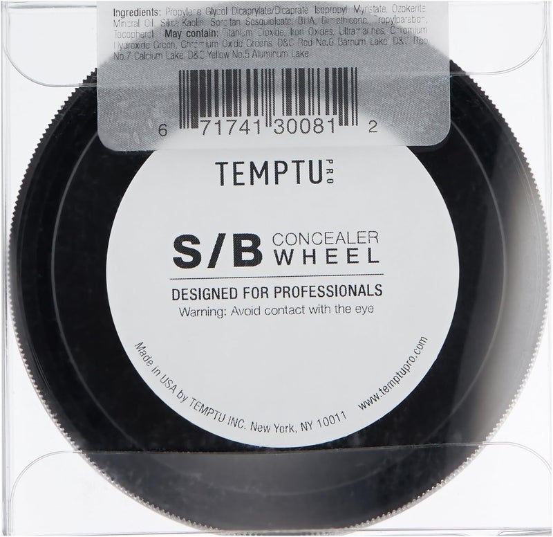 TEMPTU S/B Silicone-Based Concealer Wheel with 5 Natural Skin Tone Shades for Flawless Coverage - Image 3