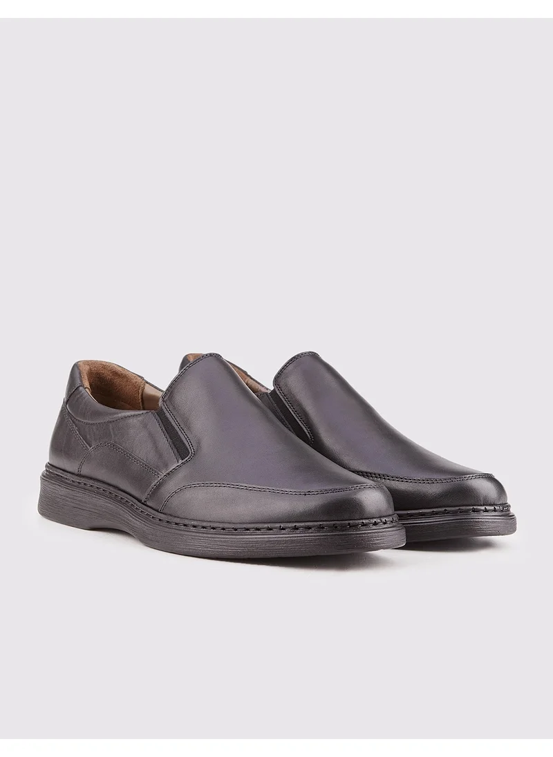 Cabani Leather Black Casual Men's Shoes