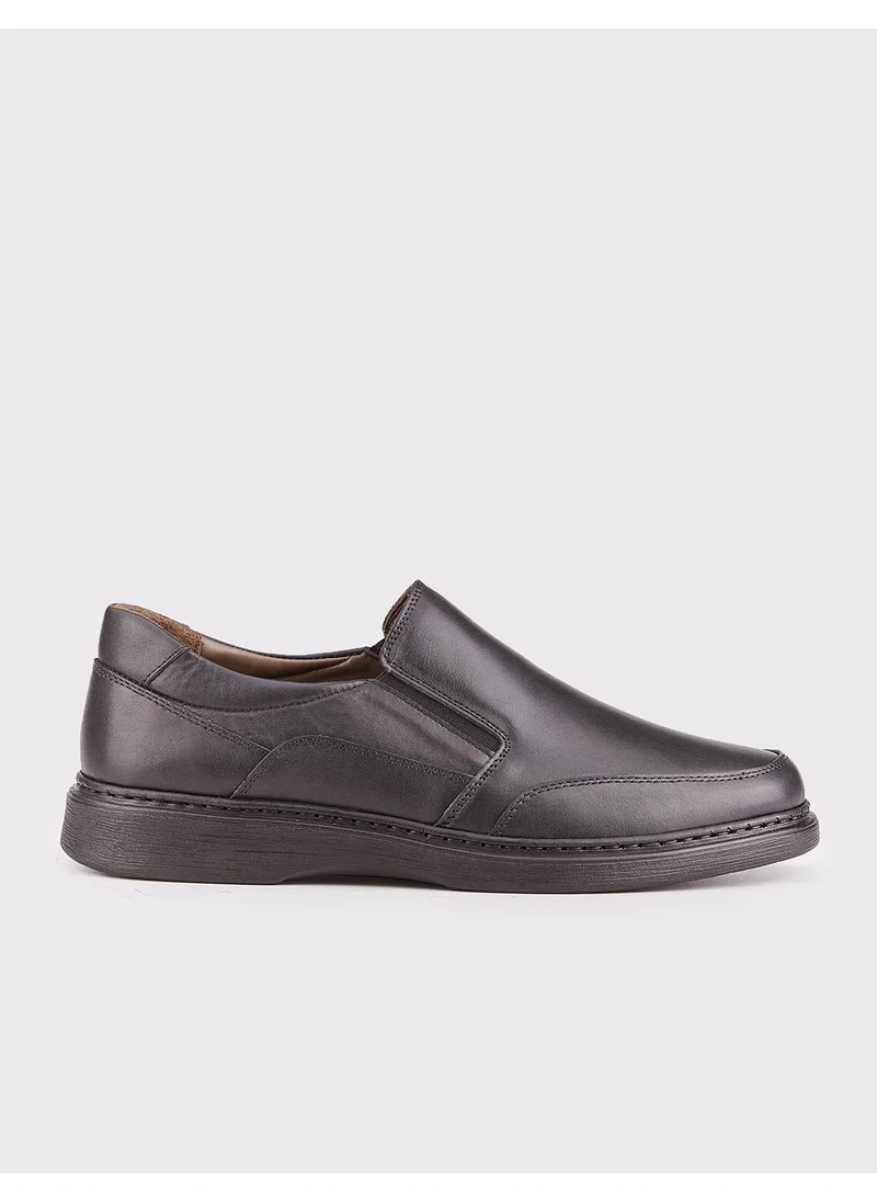 Cabani Leather Black Casual Men's Shoes