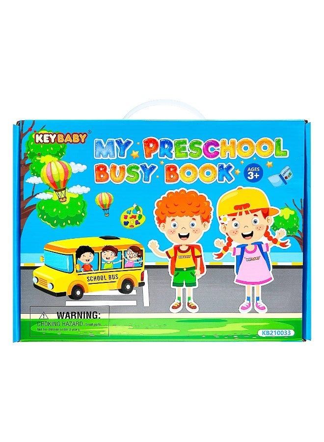 1 set of 12 themed early childhood enlightenment educational toys, repeated sticky books, children's busy books, interactive quiet books suitable for children's early learning (including 1 gift box, 4 stickers, 1 book, and 12 corresponding theme stickers) - Image 3