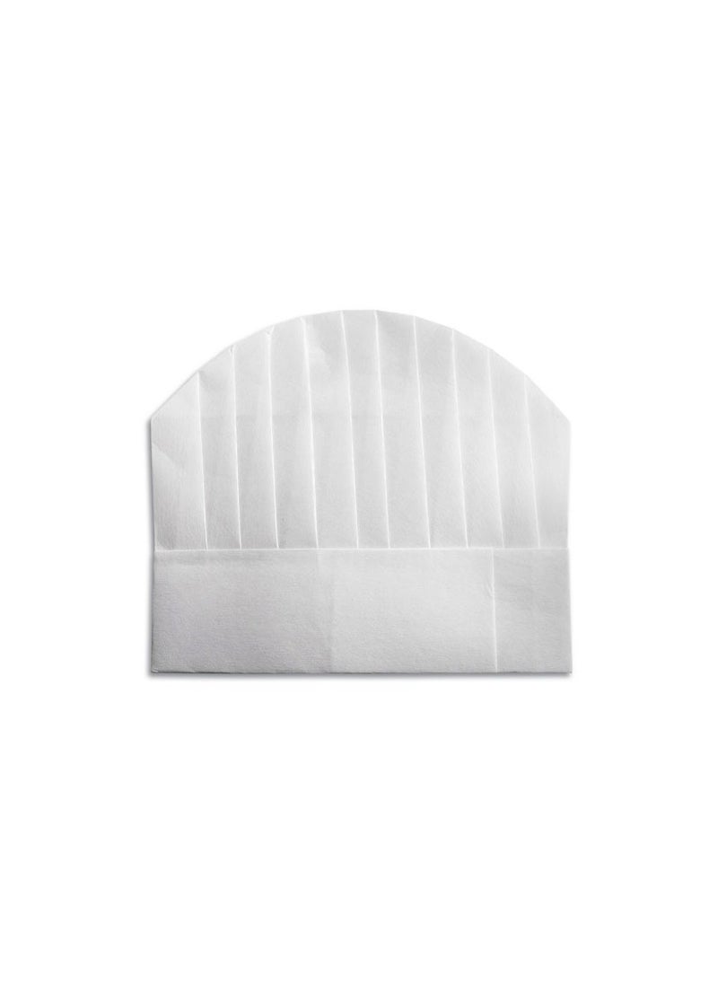 2 Pieces Chef Hats Non-Woven Paper Fiber for Adults and Kids