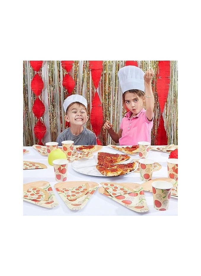 2 Pieces Chef Hats Non-Woven Paper Fiber for Adults and Kids