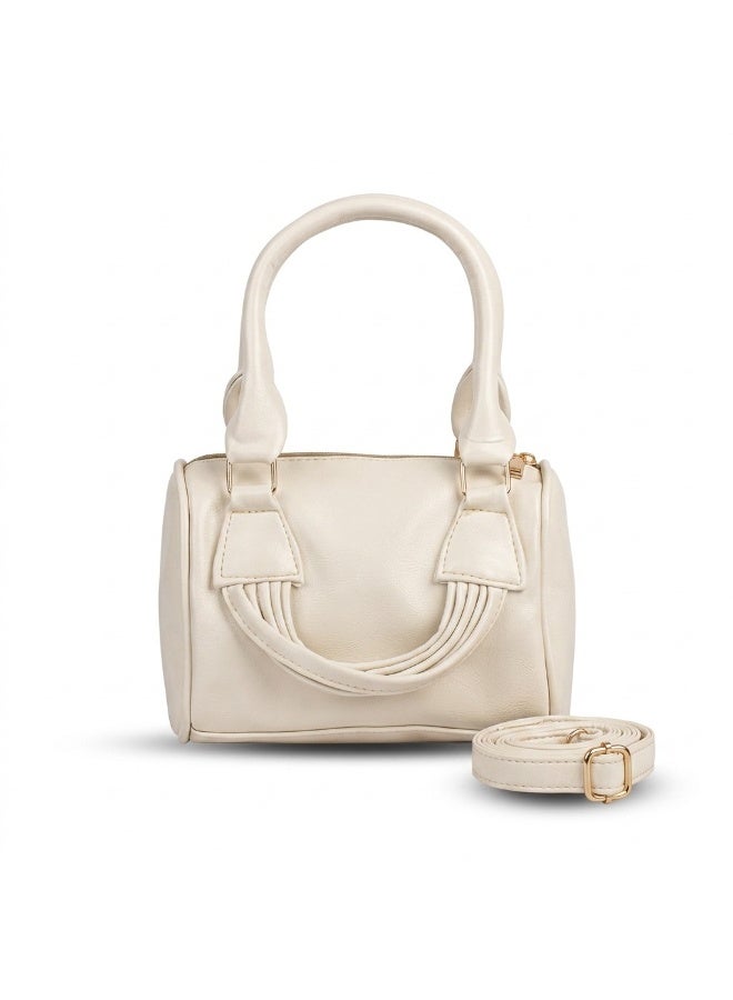 An elegant bag that combines sophistication and practicality in one soft, attractive design suitable for all times.BA-73-WHITE