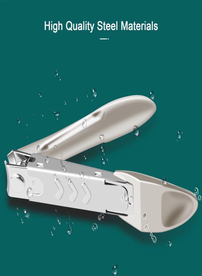 Wide Jaw Toenail Clipper Carbon Steel Nail Clipper Nail Cutter Fingernail Clipper Nail Trimmer for Men and Women - Image 3