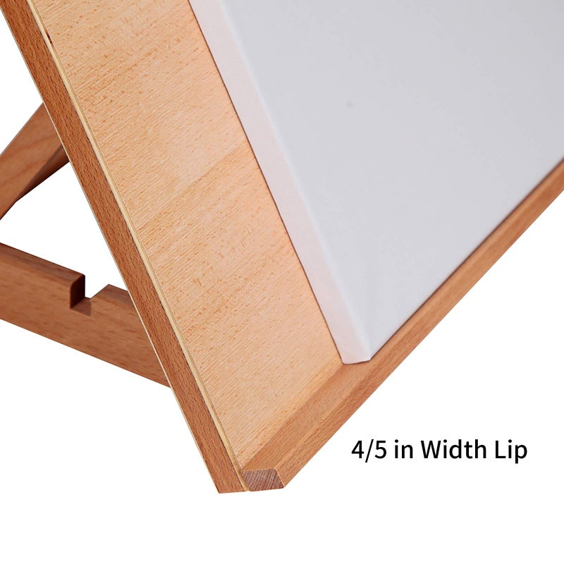 Falling in Art Large 5-Position Wood Drafting Table Easel Drawing and Sketching Board, 23 2/9 Inches by 16 1/2 Inches - Image 4