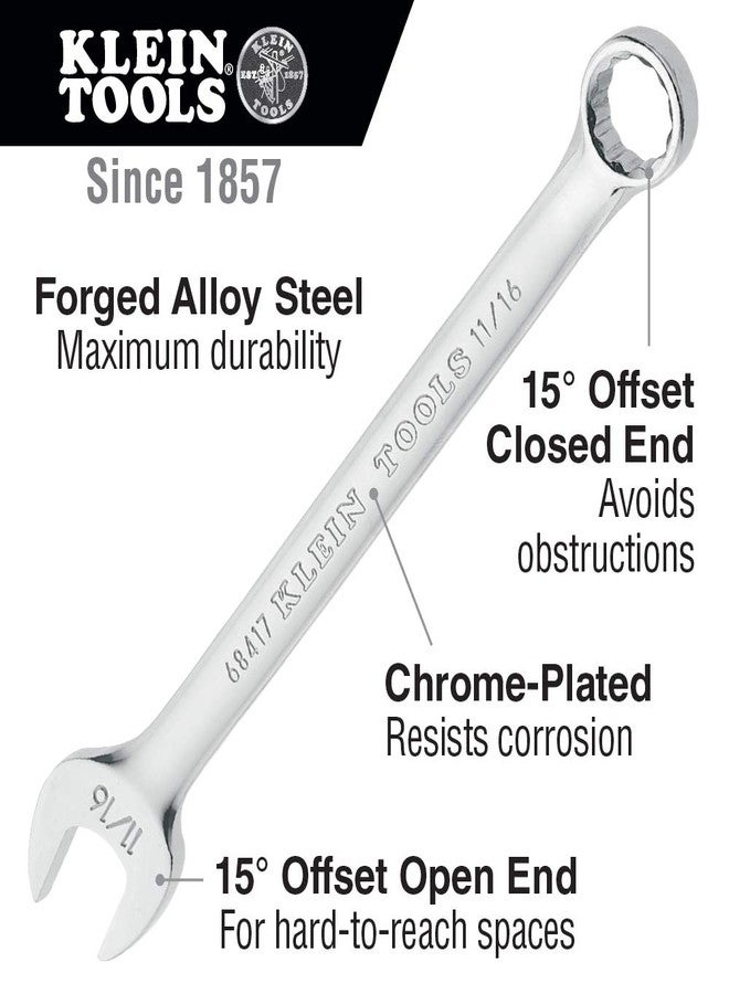 Klein Tools Combination Wrench 3/8-Inch Klein Tools 68412 - Image 4