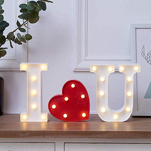 MIRADH LED Marquee Letter-U Alphabet Light Up for Decoration - Image 5
