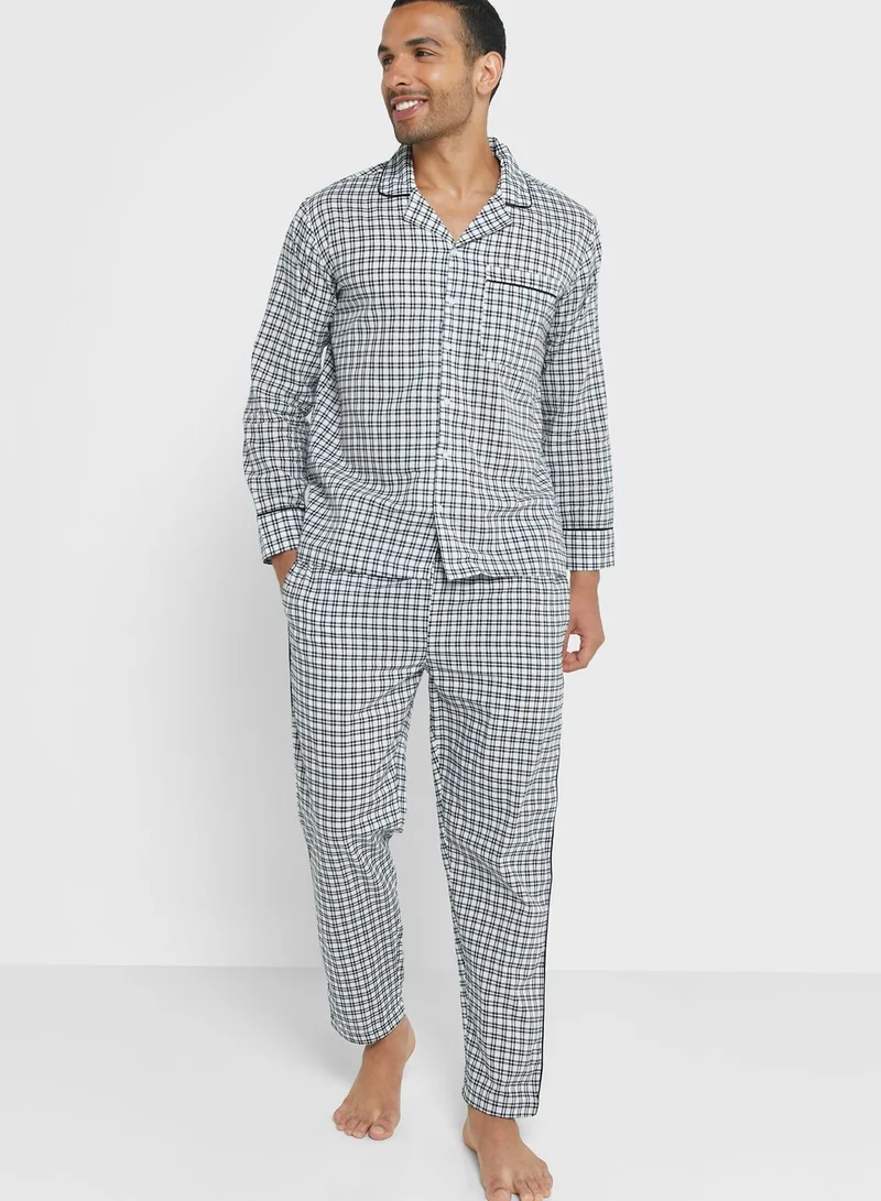 Robert Wood Check Pyjama Set