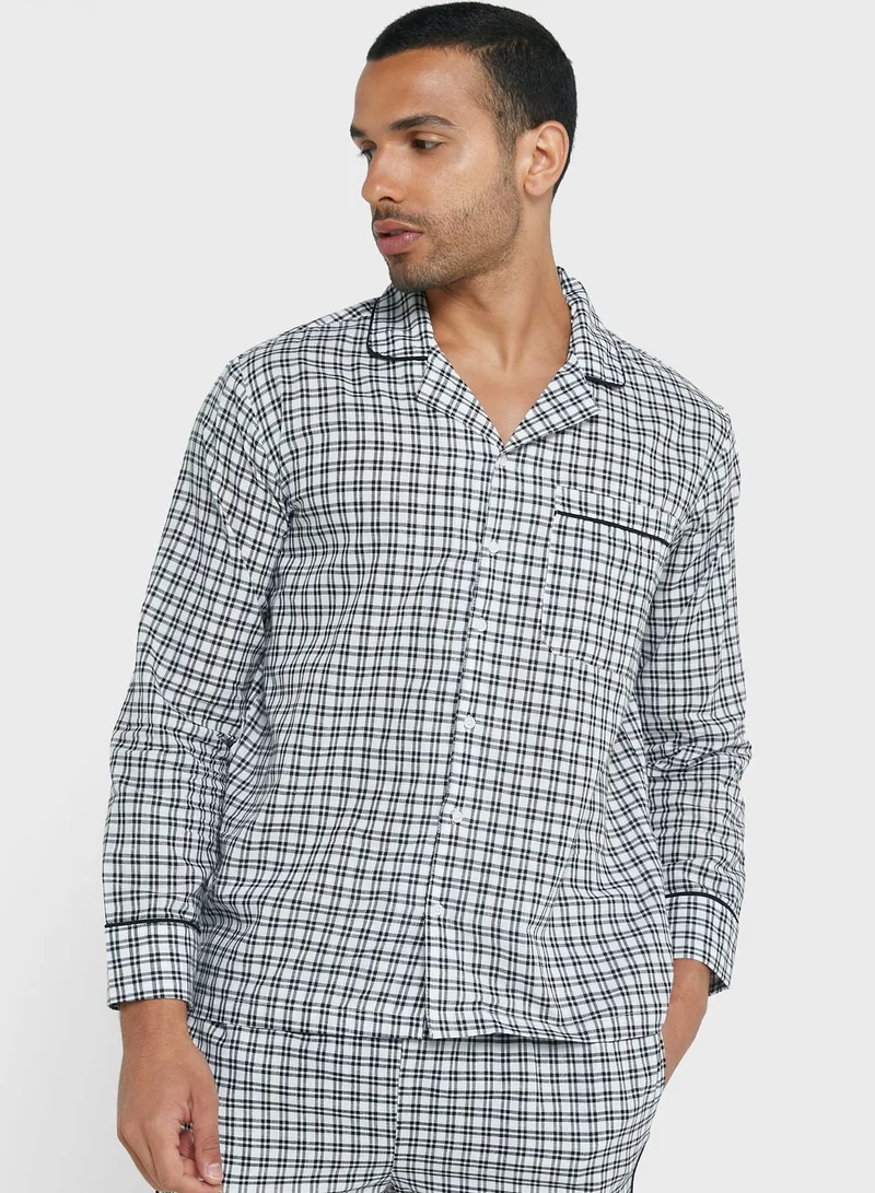 Robert Wood Check Pyjama Set