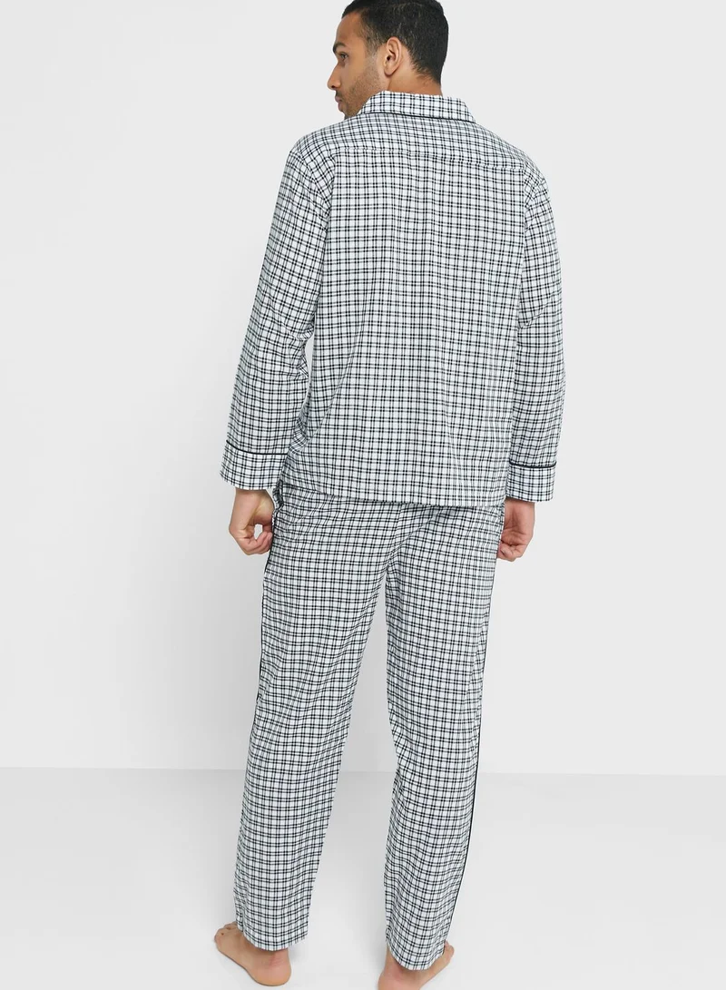 Robert Wood Check Pyjama Set