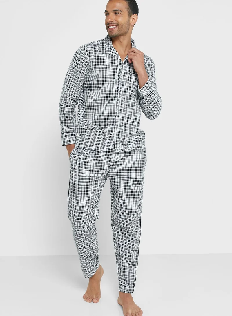 Robert Wood Check Pyjama Set