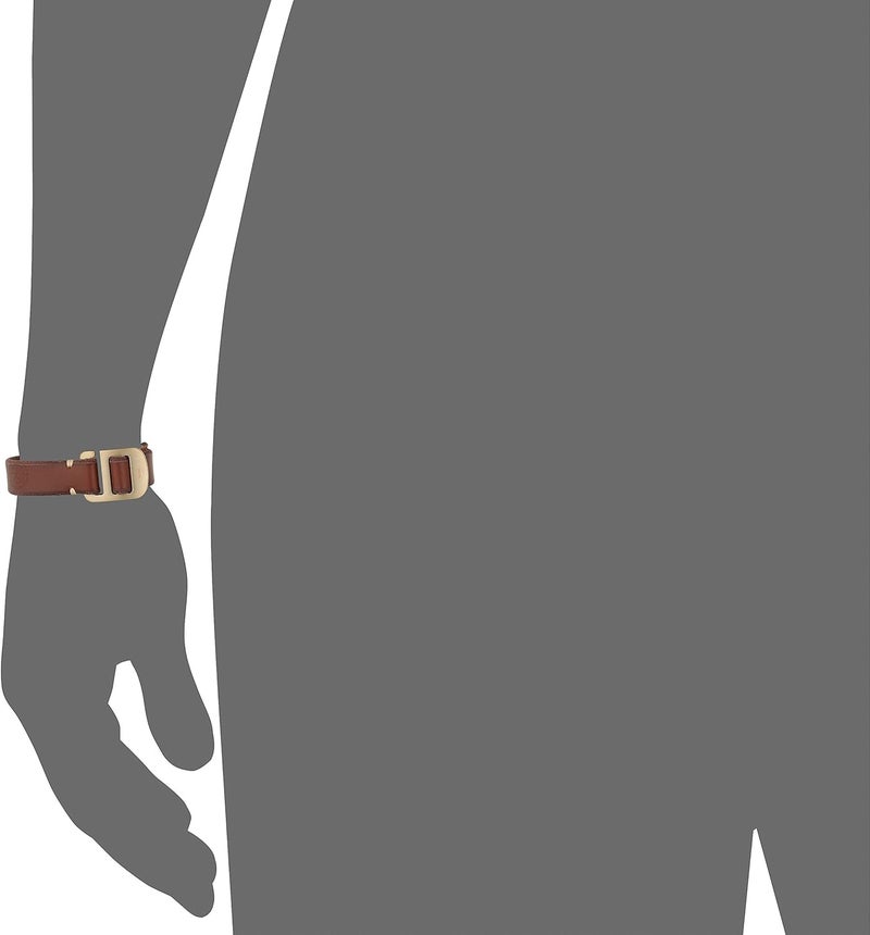 فوسيل سوار Fossil Vintage Casual Hook بني اللون - Image 2