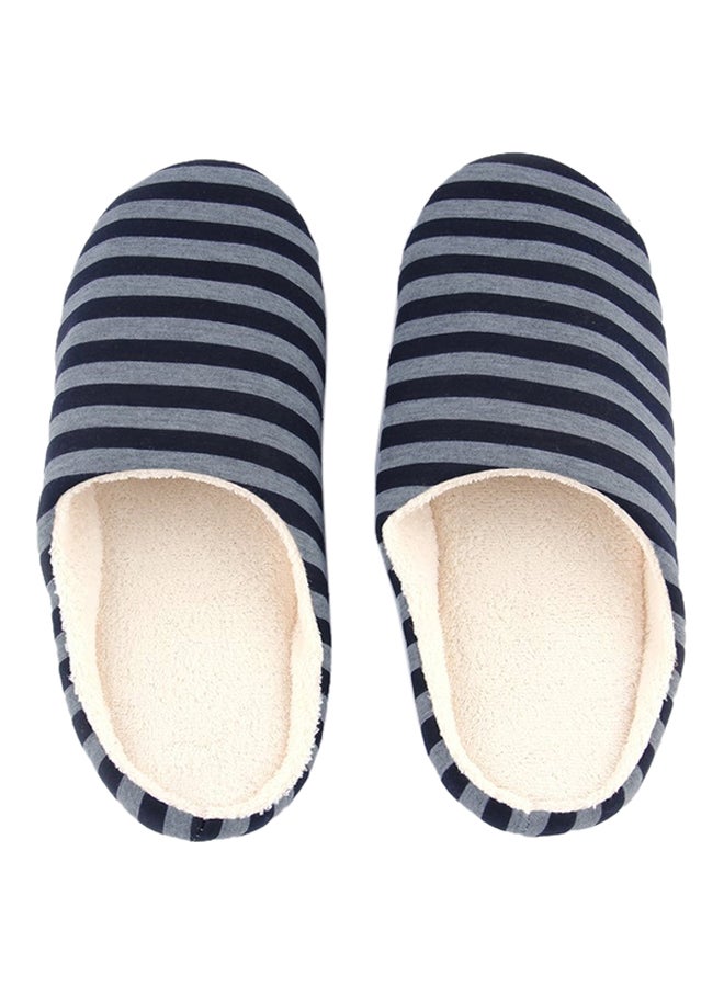 أوتاد حذاء مسطح من دون رباط مانع للانزلاق أسود/ رمادي - Image 3