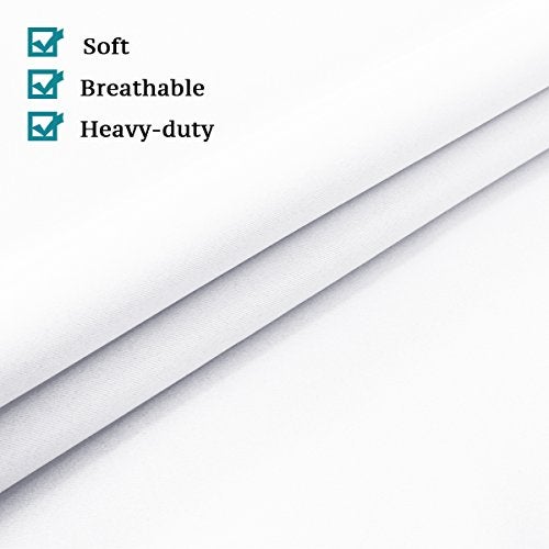 Flamingo P Room Darkening French Door Curtain for Tricia Window Door, Pure White Door Curtains, Thermal Insulated Energy Saving Curtain/Drape/Drapery, Single Panel, 26 x 68 Inches - Image 4