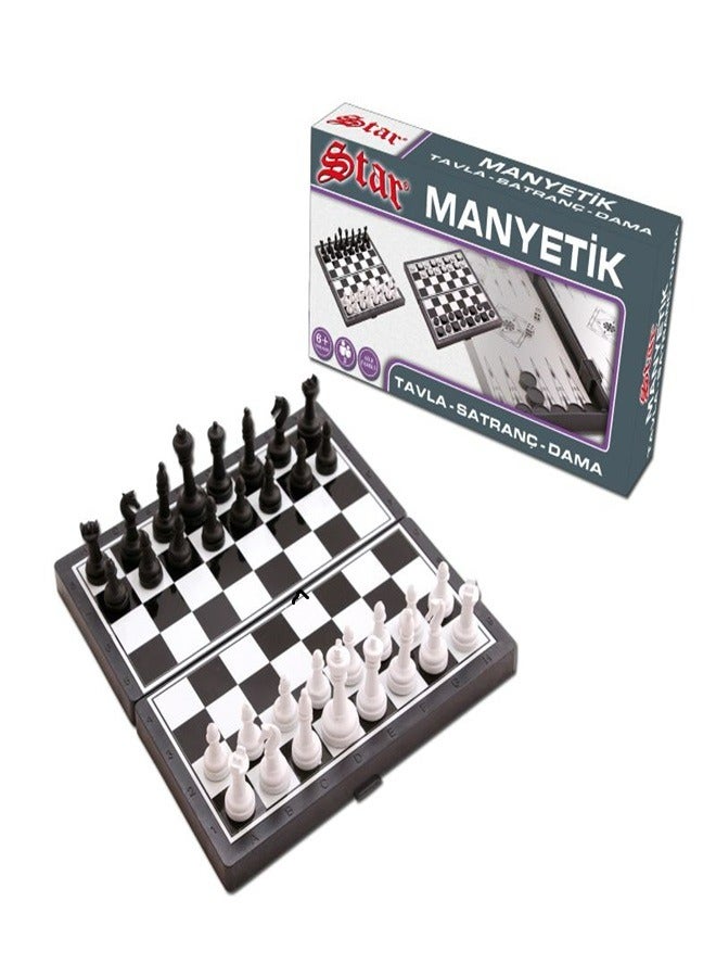 ستار شطرنج مغناطيس مع لعبة الطاولة الشهيرة - Image 1
