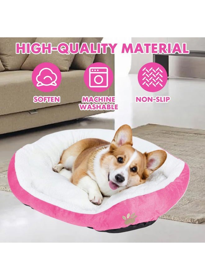 Resulzon Cute Paw Print Comfortable Pets Dog Cats Puppy Kitten Nest Mat Pad Soft Fleece Bed Standard size 4334734809 - Image 2