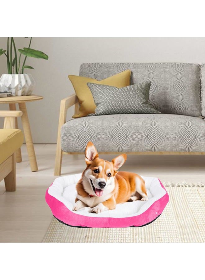 Resulzon Cute Paw Print Comfortable Pets Dog Cats Puppy Kitten Nest Mat Pad Soft Fleece Bed Standard size 4334734809 - Image 5