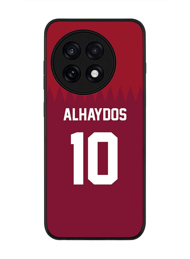 Stylizedd For OnePlus 13R / Ace 5 Pro Case,Slim fit Camera Protection, Shockproof Thin Phone cover  - Football - Qatar,  Alhaydos