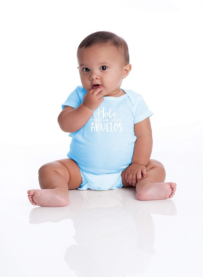 Funnwear مرحباً أيها الأجداد - بدلة أطفال مرحة - ملابس مواليد أولاد وبنات (12 شهراً، أزرق فاتح) - Image 5