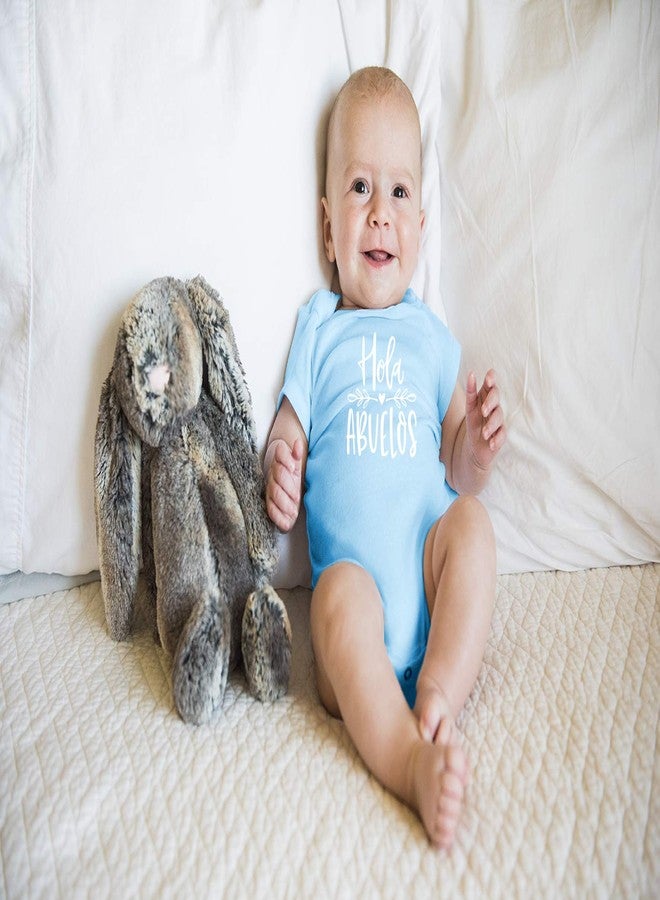 Funnwear مرحباً أيها الأجداد - بدلة أطفال مرحة - ملابس مواليد أولاد وبنات (12 شهراً، أزرق فاتح) - Image 3