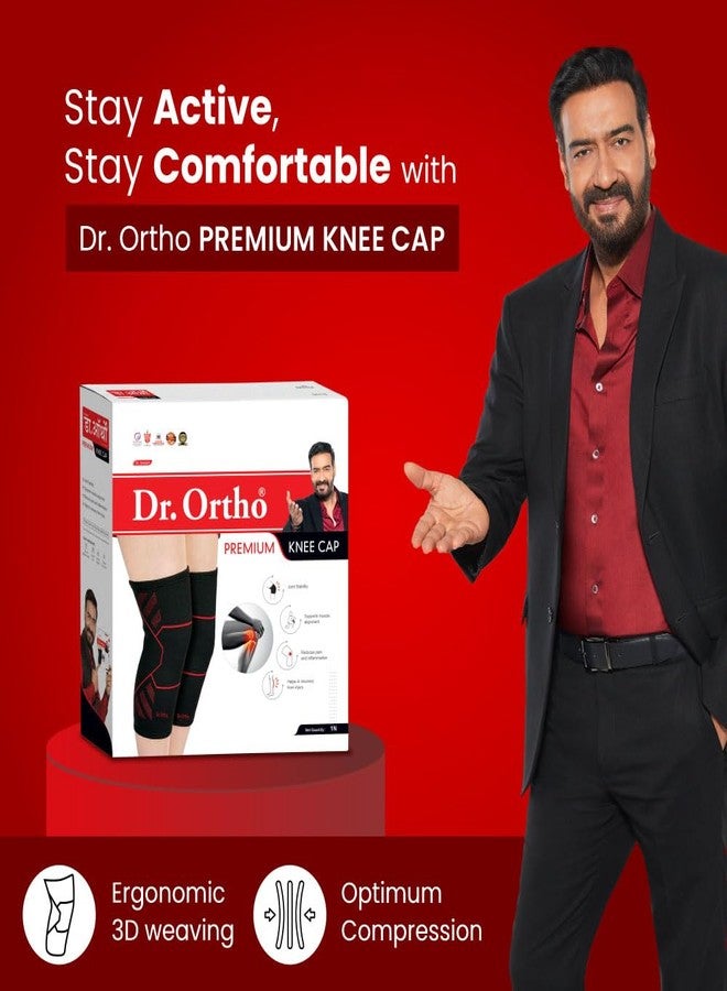 Dr. Ortho Dr.Ortho Premium Knee Cap, Knee Brace, Knee Support For Knee Pain Relief, Knee Pad Leg Sleeves, Knee Support For Men and Women - XL - Image 2