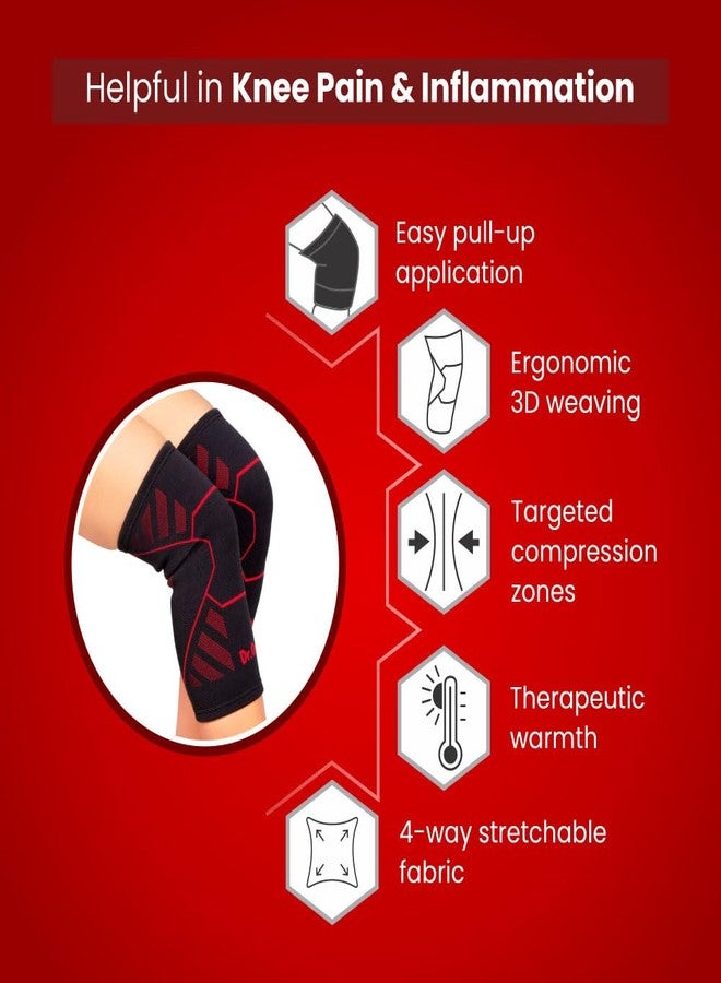 Dr. Ortho Dr.Ortho Premium Knee Cap, Knee Brace, Knee Support For Knee Pain Relief, Knee Pad Leg Sleeves, Knee Support For Men and Women - XL - Image 5
