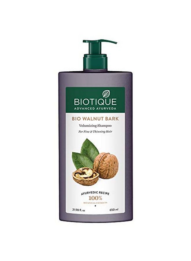 Biotique Bio Walnut Bark Volumizing Shampoo For Fine & Thinning Hair 650 Ml - Image 1