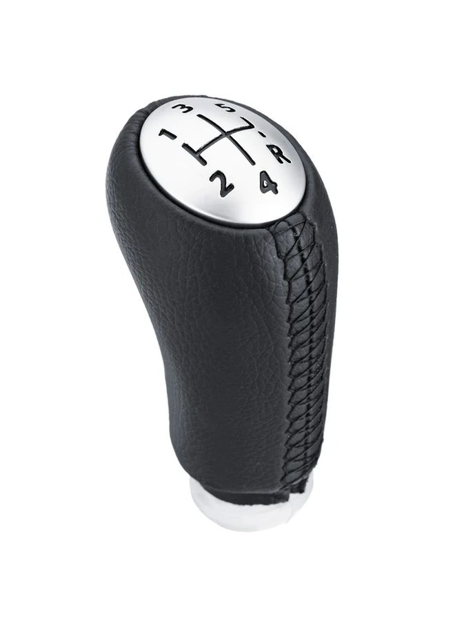 5 Speed Matte Faux Leather Gear Shift Knob for Renault Laguna Megane II Clio III Kango 1pc Durable Shift Knob Black White Markings - Image 5