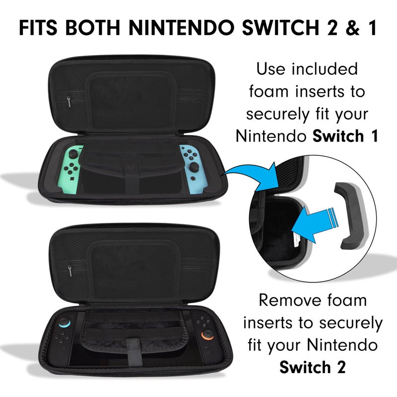 Sonix Carrying Case for Nintendo Switch 2, Switch 1, Lite, OLED, Protective Travel Case with Game Cartridge Storage | Little Nightmares - Image 2