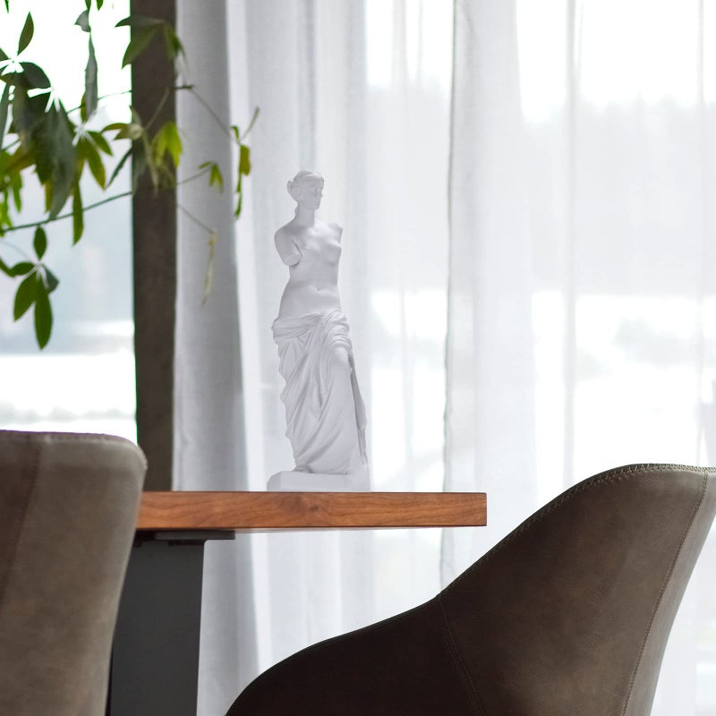 BNPUHIU Venus de Milo Statue  Greek Roman Mythology Goddess Aphrodite Statue  Great Art for Home or Office Decor 11 x 3.15 x 2.16 Inches - White - Image 4