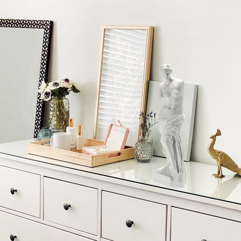 BNPUHIU Venus de Milo Statue  Greek Roman Mythology Goddess Aphrodite Statue  Great Art for Home or Office Decor 11 x 3.15 x 2.16 Inches - White - Image 5