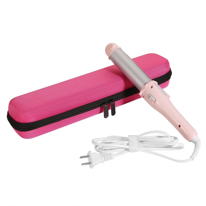 ZbFwmx Travel Case for Hair Straightening Irons Curling Iron Travel Straightener Case Hair Styler Flat Iron Storage Carrying Pouch Bag(Only Case, Pink) - Image 2