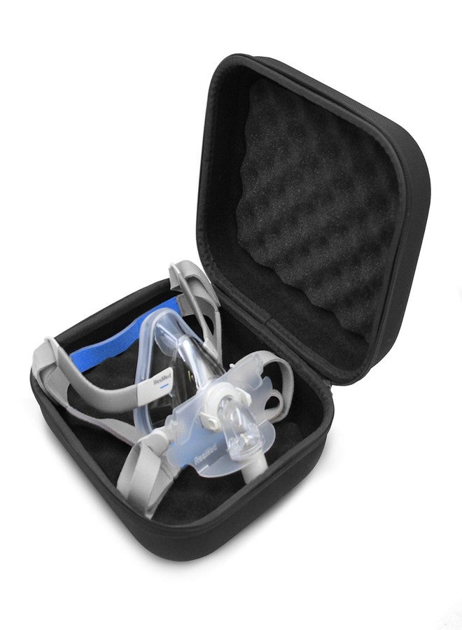 كايس ماتكس علبة تخزين قناع الوجه CASEMATIX CPAP متوافقة مع ResMed Airtouch F20 و Airfit Full Face وغيرها من ملحقات علاج انقطاع النفس النومي، تحمي من الأوساخ والغبار - العلبة فقط - Image 1